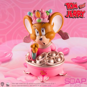 [21년 2분기]소프스튜디오 톰과 제리 재물실 제리 핑크버전(CA103X) Tom and Jerry God of Wealthy Jerry Figure (Pink Ver.) ◈쇼트없이 안전하게 입고◈뽁뽁이 안전포장 발송◈