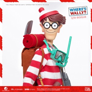 [입고완료]블리츠웨이 월리를 찾아라:월리 1/6 액션피규어 12인치Where’s Wally? : Wally - 1/6th scale action figure