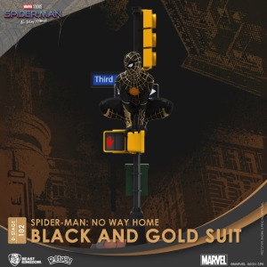 [22년 9월 27일 전후 입고예정]비스트킹덤 디오라마스테이지 Stage-102 스파이더맨:노 웨이 홈 블랙&amp;골드 수트 Beast Kingdom Diorama Stage-102-Spider-Man: No Way Home-Black and Gold Suit  ◈쇼트없이 안전하게 입고◈뽁뽁이 안전포장 발송◈