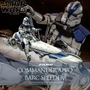 [23년 2~3분기]핫토이 TMS076 1/6 스타워즈: 클론 전쟁 커맨더 아포&amp;BARC 스피더 세트 Hot Toys TMS076 Star Wars: The Clone Wars™ - 1/6th scale Commander Appo™ and BARC Speeder™ Set ◈뽁뽁이 안전포장 발송◈