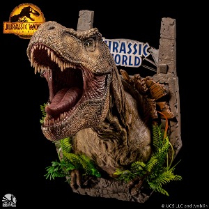 [23년 2분기]인피니티 스튜디오 쥬라기 월드: 도미니언 티라노사우루스 렉스 윌 마운티드 버스트(티렉스 온리) Infinity Studio Jurassic World Dominion - Tyrannosaurus Rex Wall Mounted Bust (T-Rex Only) ◈뽁뽁이 안전포장 발송◈