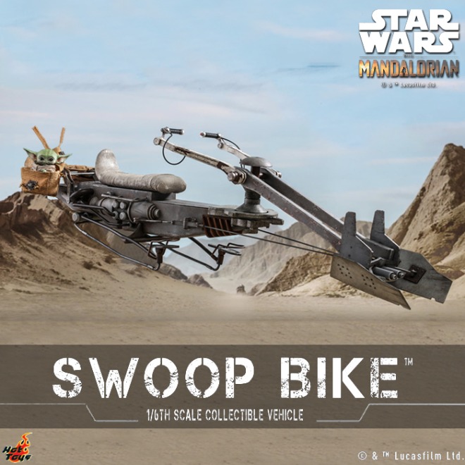 [입고완료] 핫토이 TMS053 1/6 스타워즈 더 만달로리안 스웁 바이크 Hot Toys TMS053 Star Wars The Mandalorian 1/6 Swoop Bike Collectible Vehicle