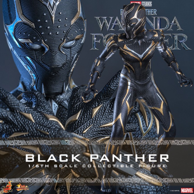 [24년 1분기~2분기] 핫토이 MMS675 1/6 블랙 팬서: 와칸다 포에버 블랙 팬서 Hot Toys MMS675 Black Panther: Wakanda Forever - 1/6th scale Black Panther ◈뽁뽁이 안전포장 발송◈