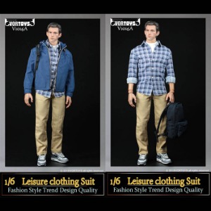 [입고완료]레저의류 세트 Vortoys - 1/6 Leisure Clothing Suit Set (V1016A/B) - 2종 중 택일 - 피규어 미포함◈쇼트없이 안전하게 입고◈뽁뽁이 안전포장 빠른발송◈