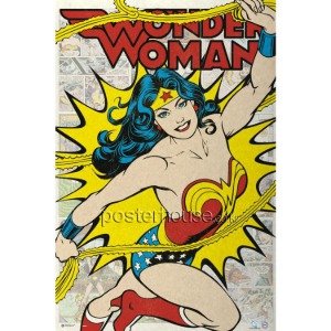 [입고완료][굿즈][포스터] 원더우먼 / DC COMIC WONDER WOMAN RETRO◈뽁뽁이 안전포장 발송◈