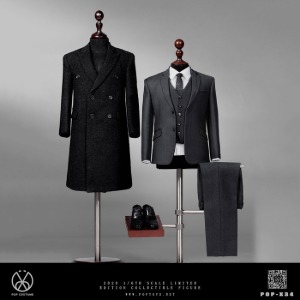 [23년 2분기][재예약]POPTOYS 1/6 X 시리즈 리치 젠틀맨 벤 오버코트 수트(X34) POPTOYS - 1/6 X Series - Rich gentleman Ben Overcoat Suit (X34)
