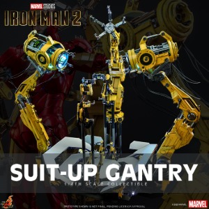 [23년 3분기]핫토이 ACS012 1/4 슈트-업 갠트리 Hot Toys ACS012 Iron Man 2 - 1/4th scale Suit-Up Gantry Collectible ◈뽁뽁이 안전포장 발송◈