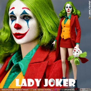 [입고완료]울프킹-WK89022A 1/6 레이디 코미디언 (디럭스 에디션) WOLFKING WK89022A 1/6 Female Joker Deluxe Edition