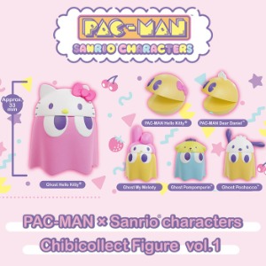 [22년 4분기] 메가하우스 치비콜렉트 피규어 Vol 1 팩맨x산리오 캐릭터 세트 Chibicollect Figure Vol 1 Pac-Man×Sanrio Characters set ◈쇼트없이 안전하게 입고◈뽁뽁이 안전포장 발송◈