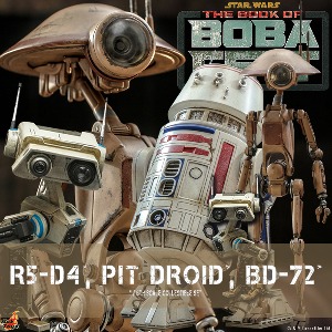 [23년 4분기] 핫토이 TMS086 1/6 스타워즈: 북 오브 보바펫 R-5D4&amp;핏 드로이드&amp;BD-72 세트 Hot Toys TMS086 Star Wars: The Book of Boba Fett™ - 1/6th scale R5-D4™, Pit Droid™, BD-72™ Set