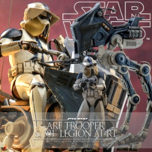 [24년 1분기] 핫토이 TMS091 1/6 스타워즈: 클론 전쟁 ARF 트루퍼&amp;501st 레기온 AT-RT 세트 Hot Toys TMS091 Star Wars: The Clone Wars™ -  1/6th scale ARF Trooper™ and 501st Legion AT-RT™ Set