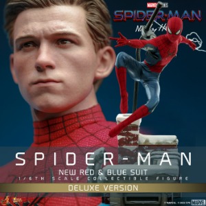 [24년 1~2분기] 핫토이 MMS680 1/6 스파이더맨 노 웨이 홈 스파이더맨(뉴 레드&amp;블루 수트)(디럭스 버전) Hot Toys MMS680 Spider Man No Way Home 1/6th scale Spider Man (New Red and Blue Suit)(Deluxe Version)