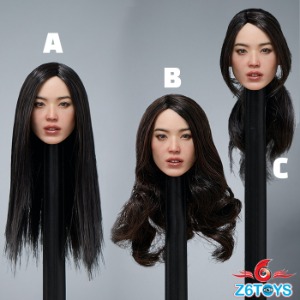 [23년 2분기]Z6TOYS 1/6 아시아 뷰티 헤드스컬프(Z-001A~C) 3종 중 택일 Z6TOYS - 1/6 Asian Beauty Headsculpt (Z-001A~C)